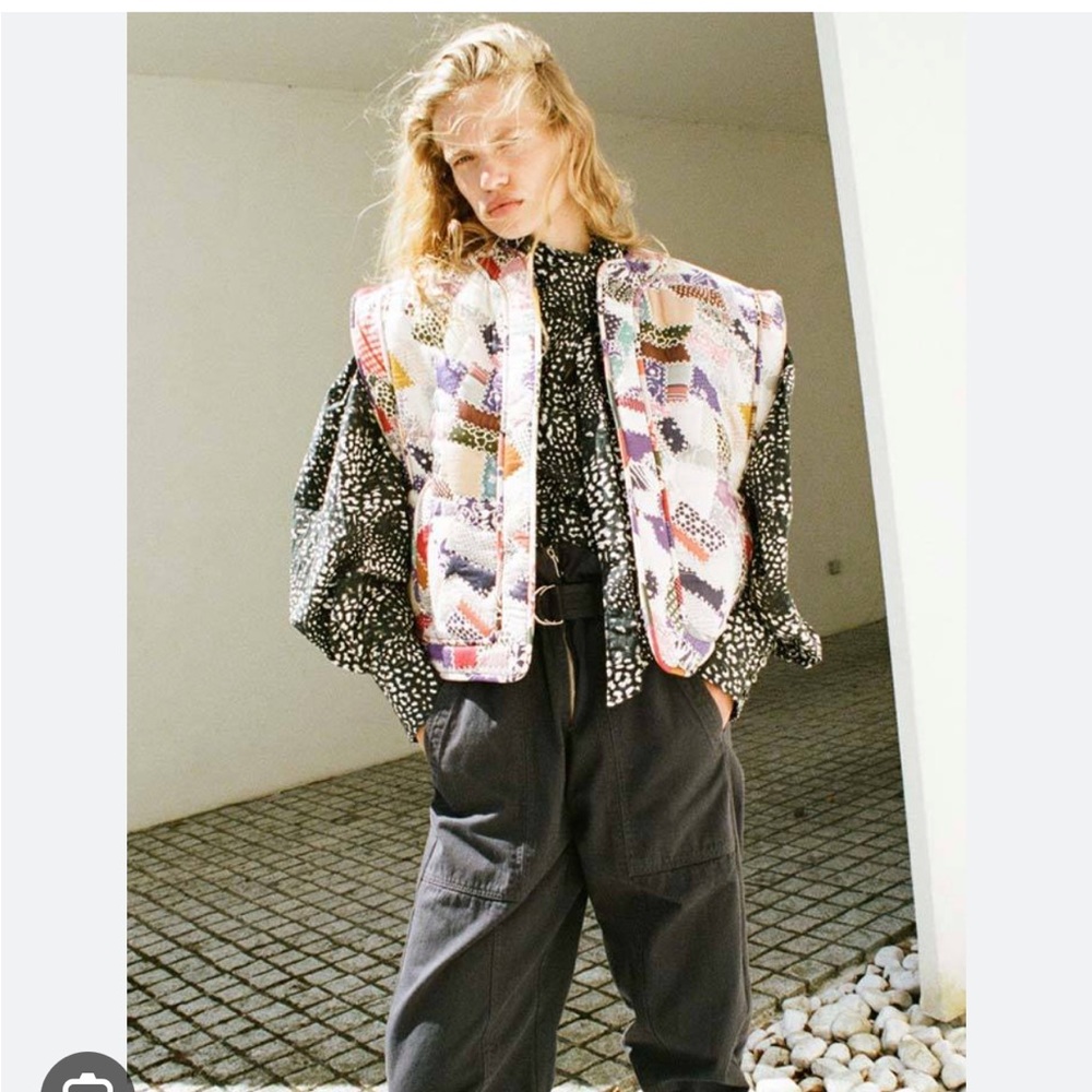 Sea NY Harlow fleece lined quilted vest